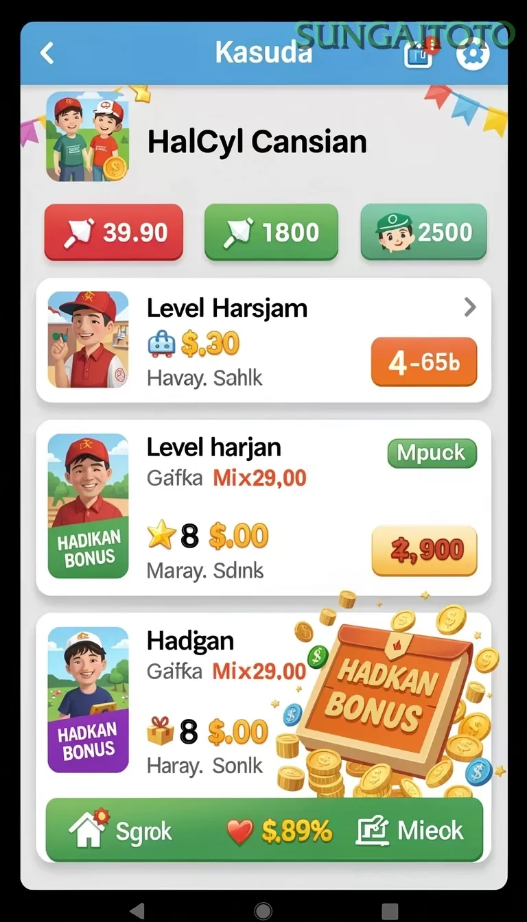 Cuplikan layar RR999 — halaman utama