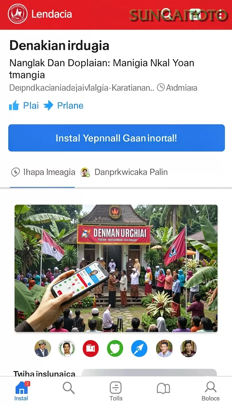 Cuplikan layar TOTOKAURAT — pengaturan akun