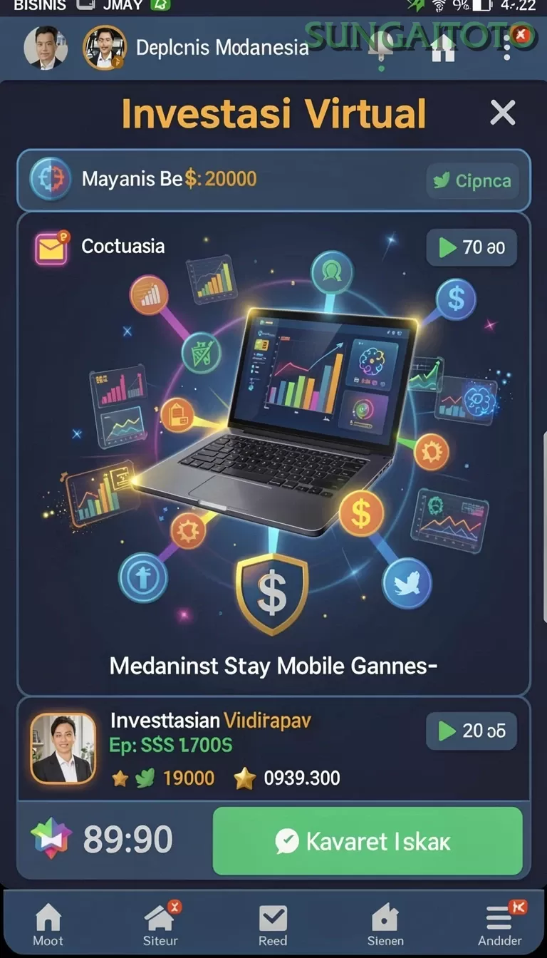 Cuplikan layar RR999 — menu navigasi